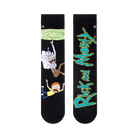 Rick & Morty Split Crew Socks