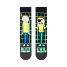 Morty & Evil Morty Crew Socks