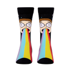 Rick & Morty Rainbow Crew Socks