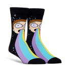 Rick & Morty Rainbow Crew Socks