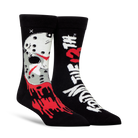 Friday The 13th Jason Split Crew Socks