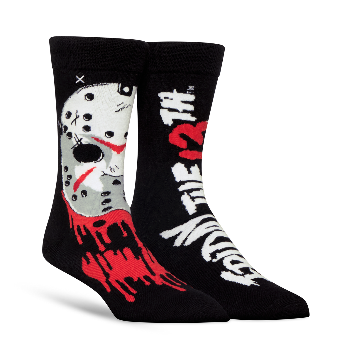 Friday The 13th Jason Split Crew Socks