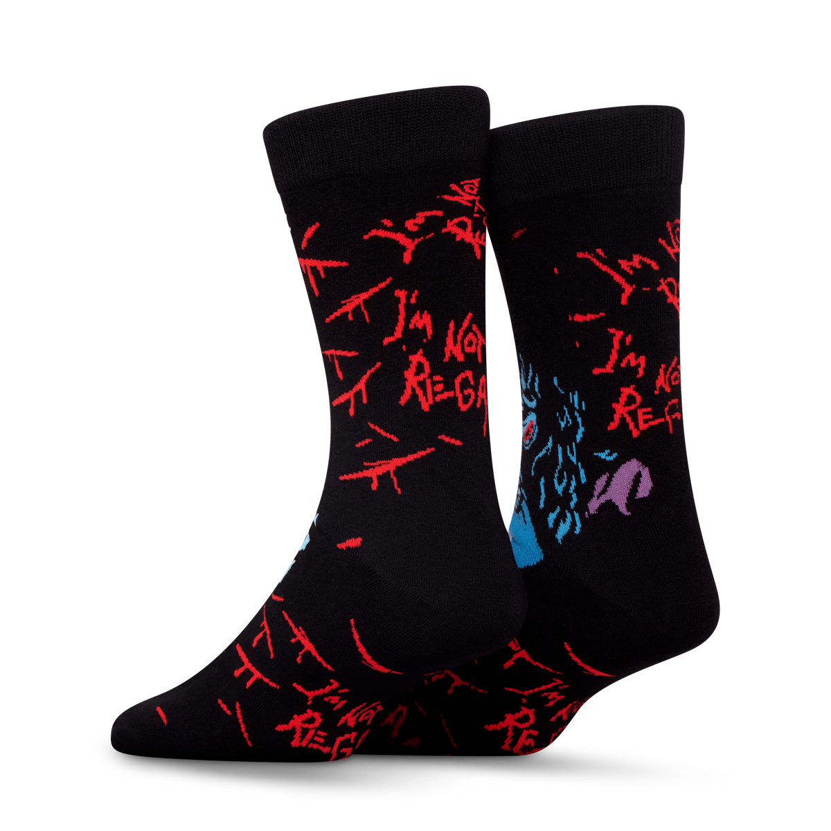 The Exorcist Regan Split Crew Socks