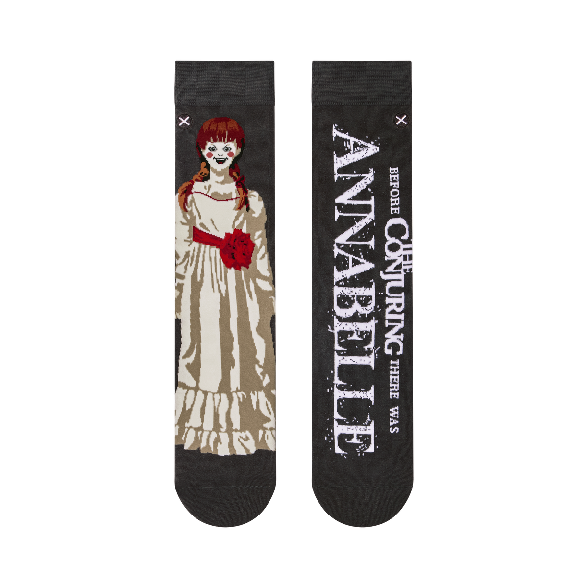 The Conjuring Annabelle Split Crew Socks
