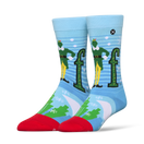 Elf In The City Crew Socks