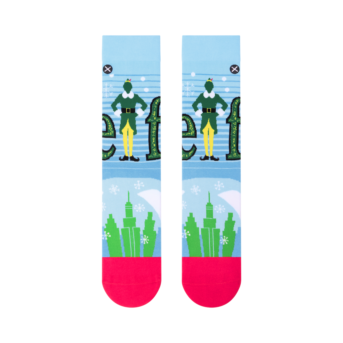 Elf In The City Crew Socks