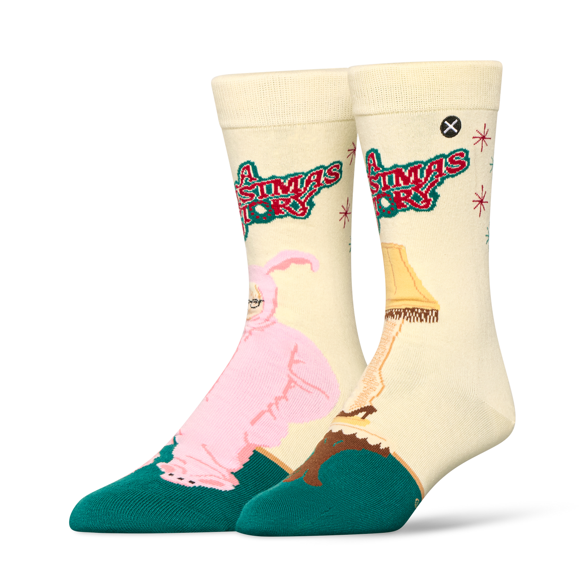 A Christmas Story Split Crew Socks