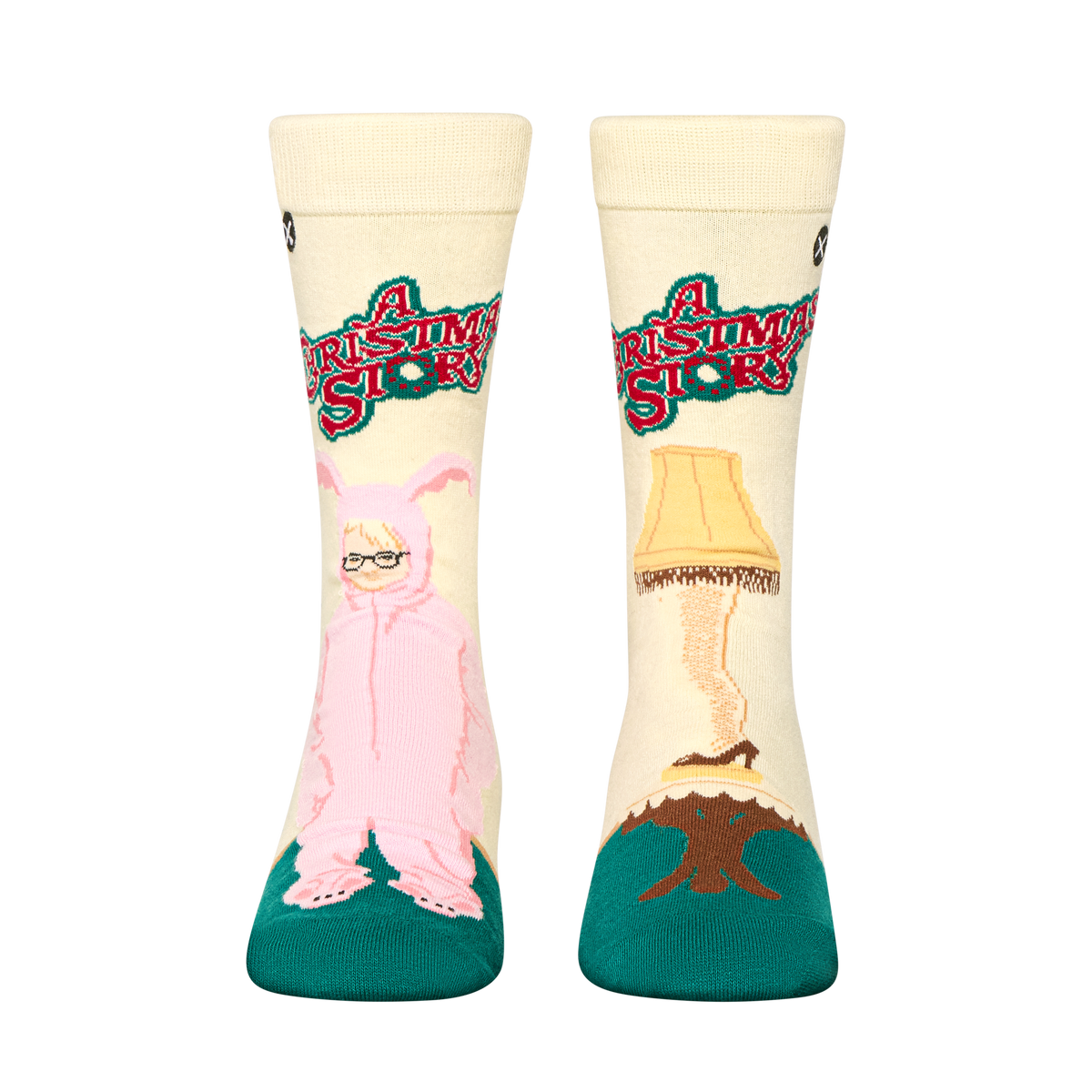 A Christmas Story Split Crew Socks