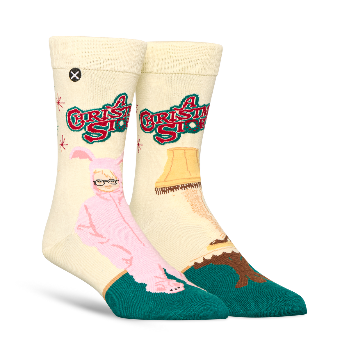 A Christmas Story Split Crew Socks