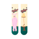 A Christmas Story Split Crew Socks