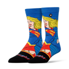 Super Girl Portrait Crew Socks