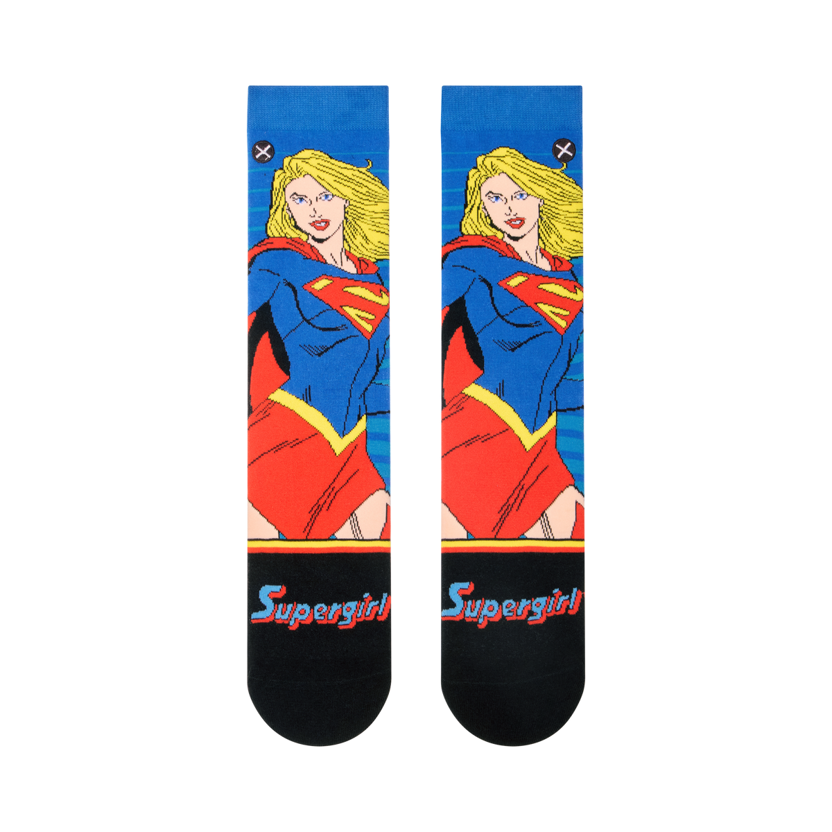 Super Girl Portrait Crew Socks