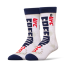 UFC Freedom 250 White Men's Crew Socks