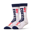 UFC Freedom 250 White Men's Crew Socks