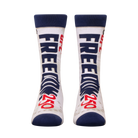 UFC Freedom 250 White Men's Crew Socks