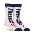 UFC Freedom 250 White Men's Crew Socks