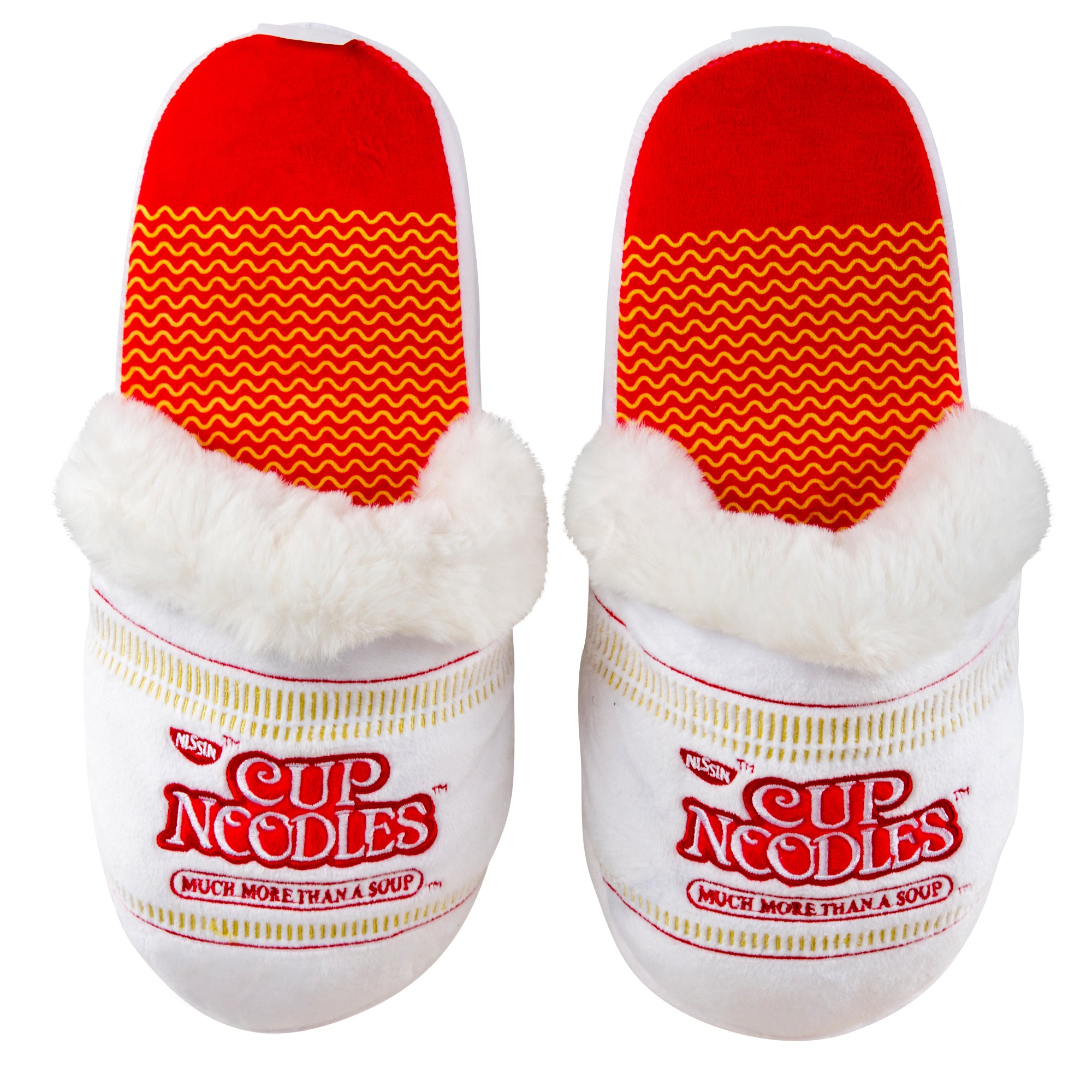 Cup Noodles Fuzzy Slip-On Slippers | Odd Sox – ODD SOX