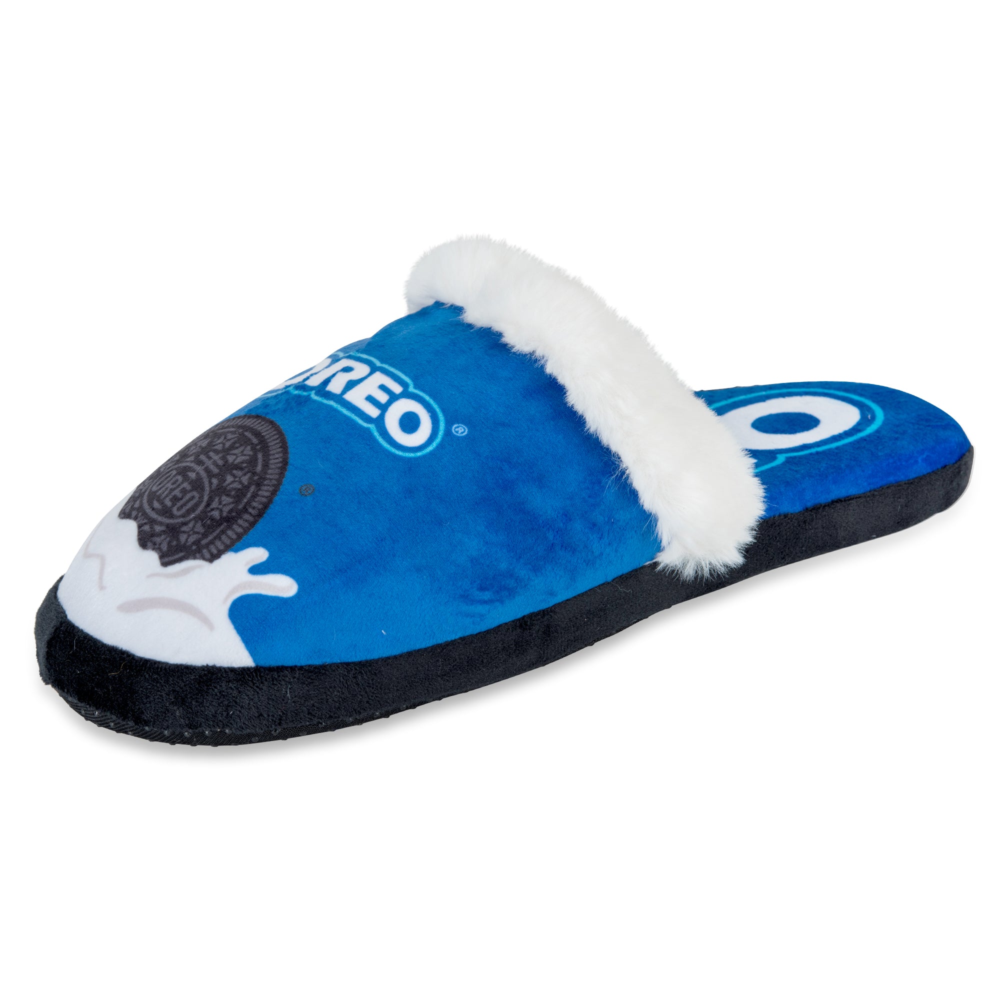 Oreo Dunk Fuzzy Slip-On Slippers