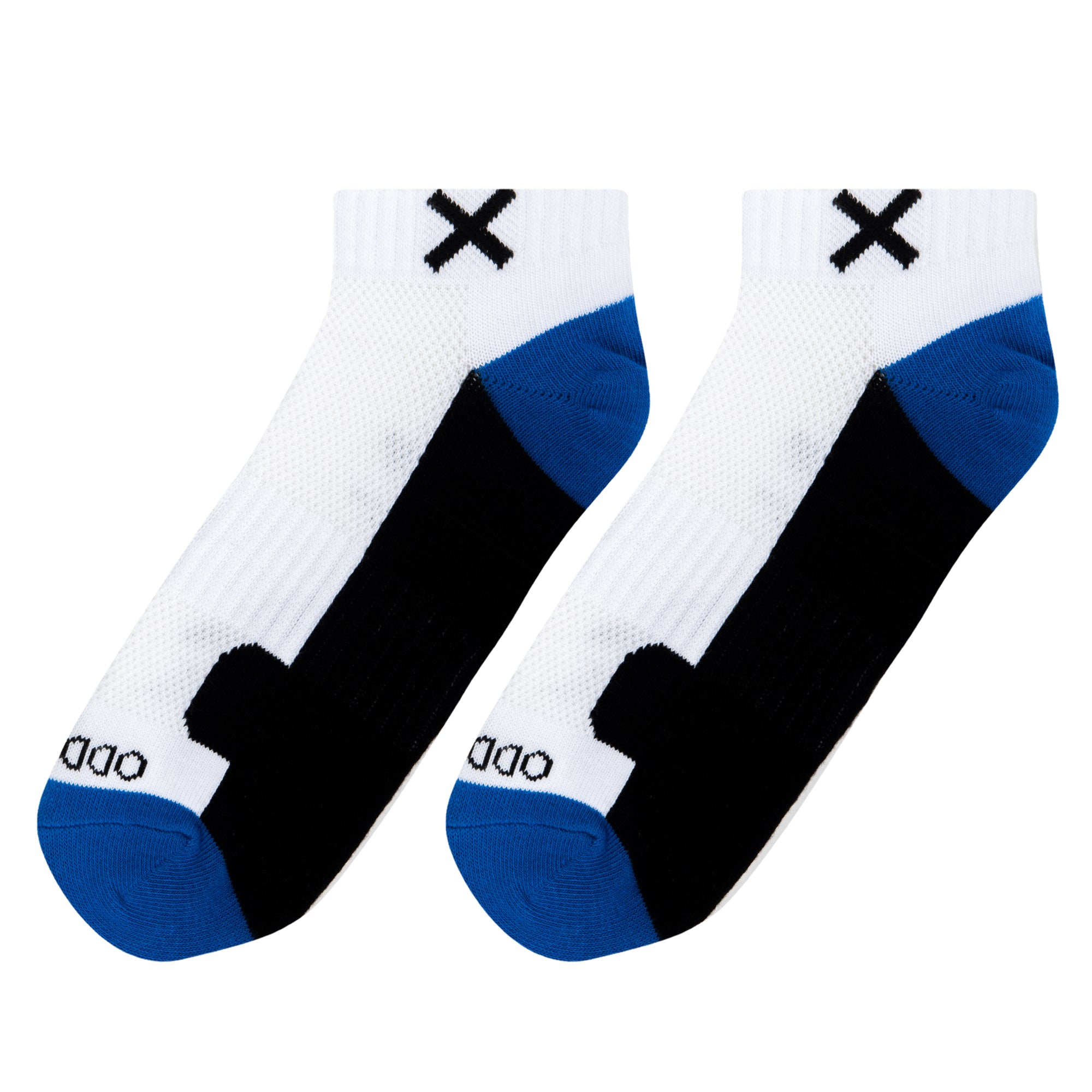 Basix Women Ankle 3 Block Staple Royal White Black