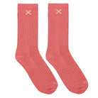 Salmon Heather Women's Crew Socks