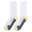 Yellow White Heather Women's Crew Socks