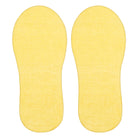 Basix Women No Show Solid Yellow Heather