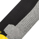 Basix Yellow Black Heather Men's Crew Socks
