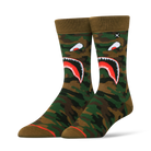 Warplane Camo Men's Crew Socks