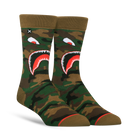 Warplane Camo Men's Crew Socks