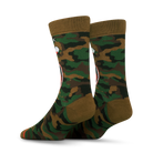 Warplane Camo Men's Crew Socks