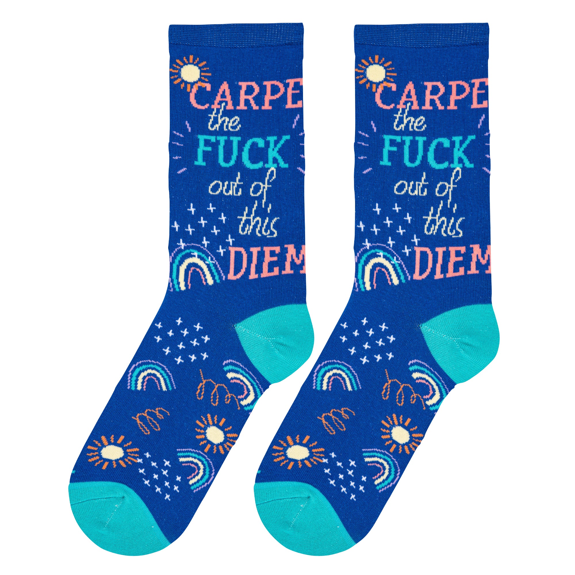 Carpe Diem Women's Crew Socks