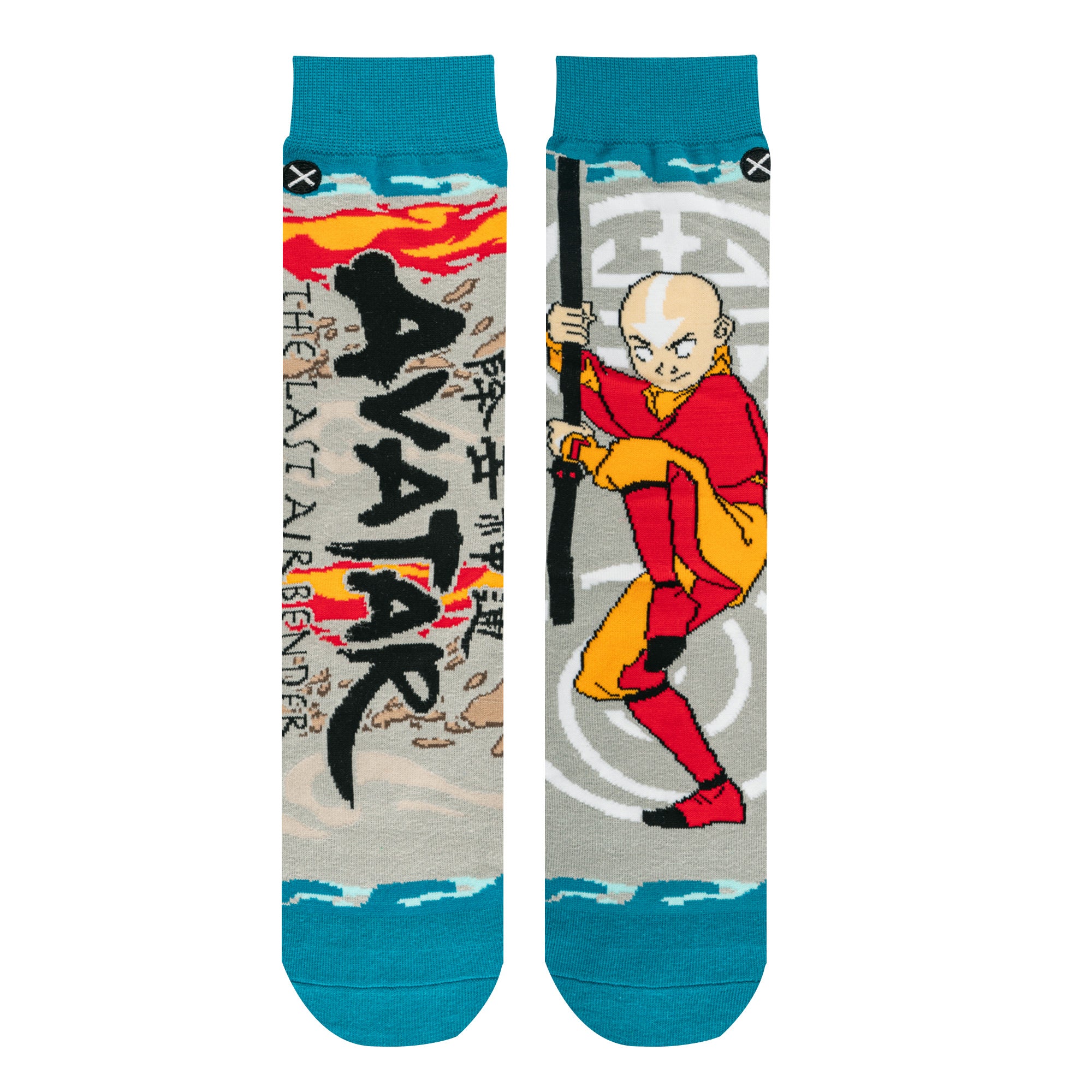 Aang The Last Airbender Men's Crew Socks