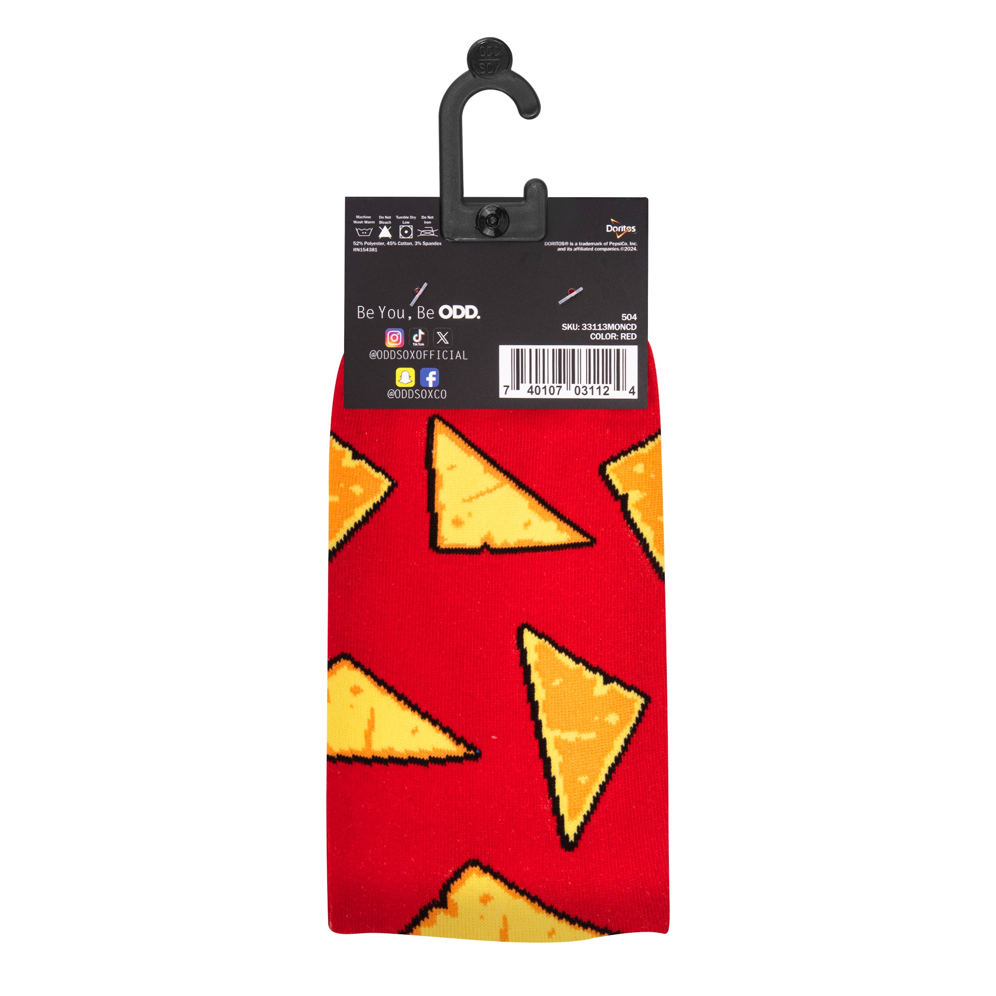 Doritos Split Men's Crew Socks | Odd Sox – ODD SOX
