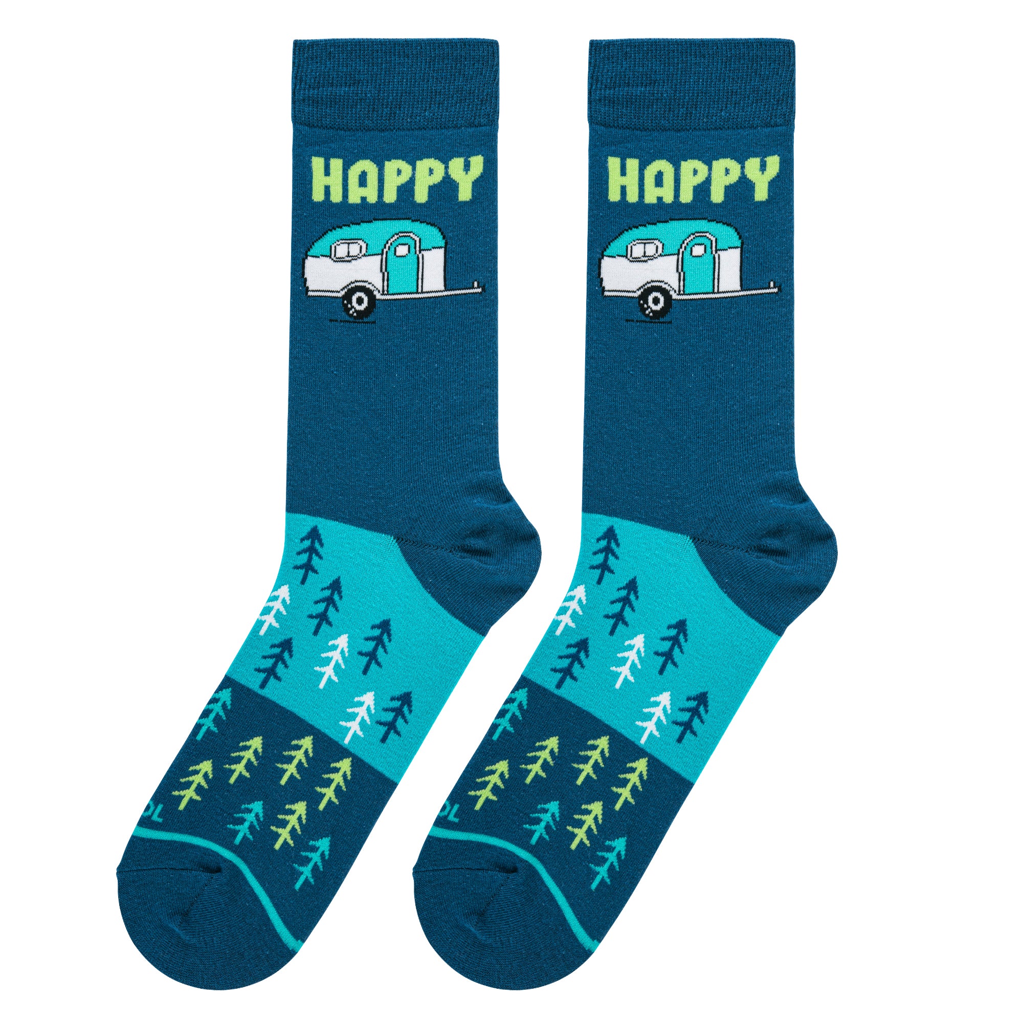Happy Camper  Men's Crew Socks
