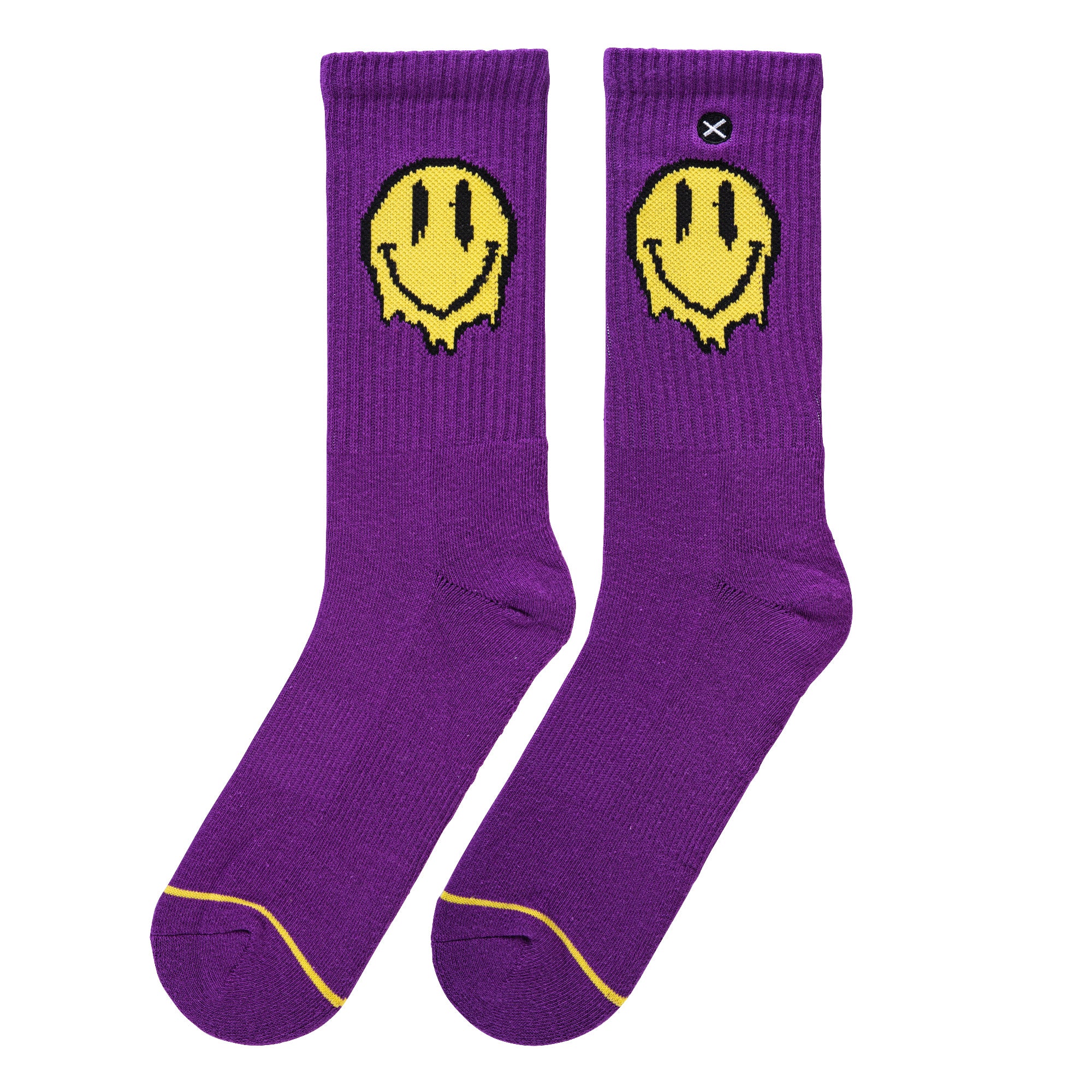 Pixel Drip Face Men's Crew Socks