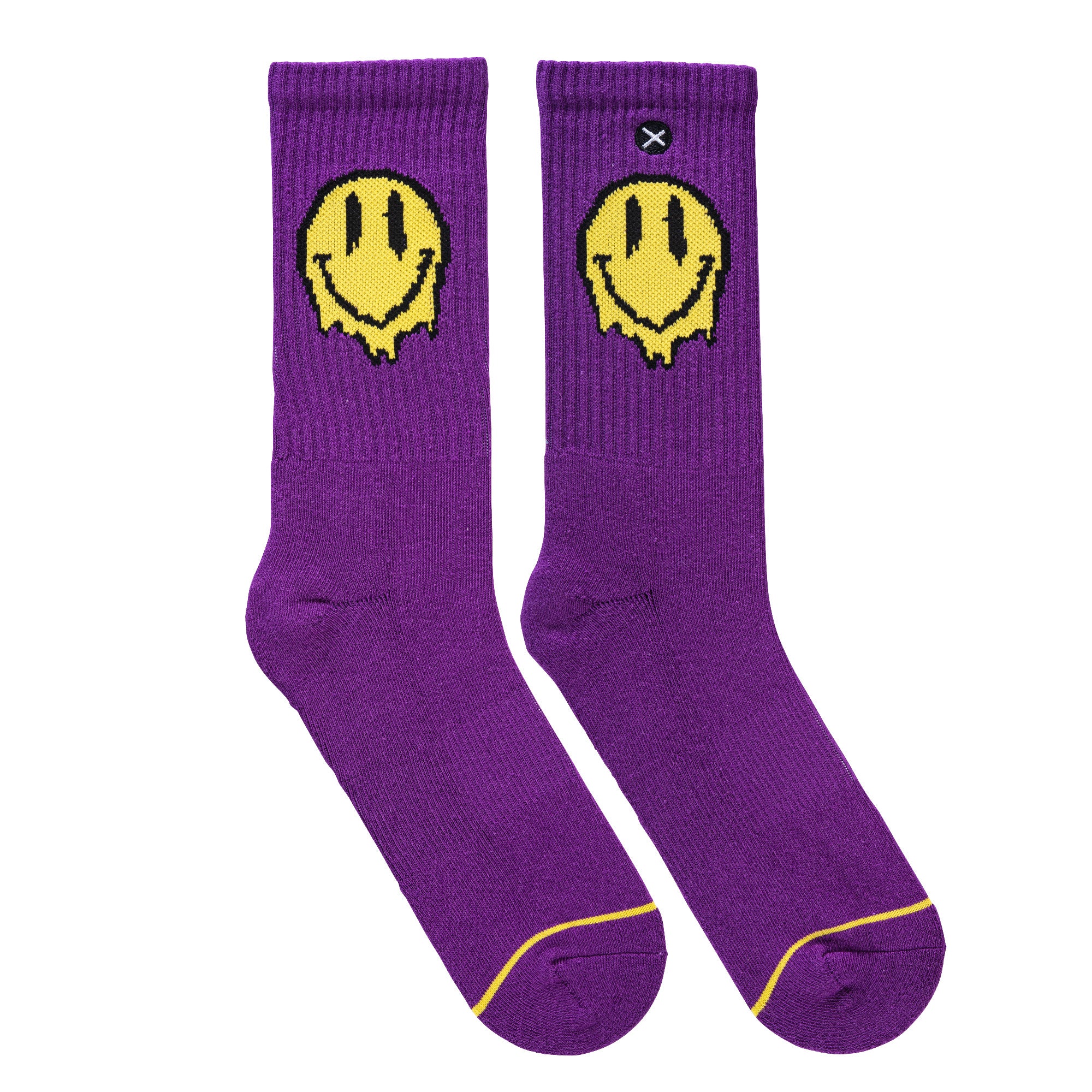 Pixel Drip Face Men's Crew Socks
