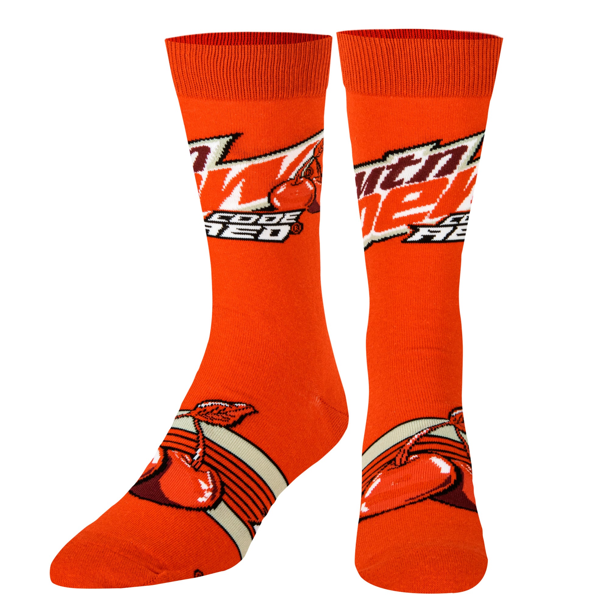 Mountain Dew Code Red Men's Crew Socks | Odd Sox – ODD SOX