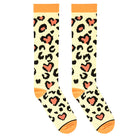 Leopard Hearts Compression Socks
