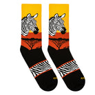 Zebra Safari Men's Crew Socks