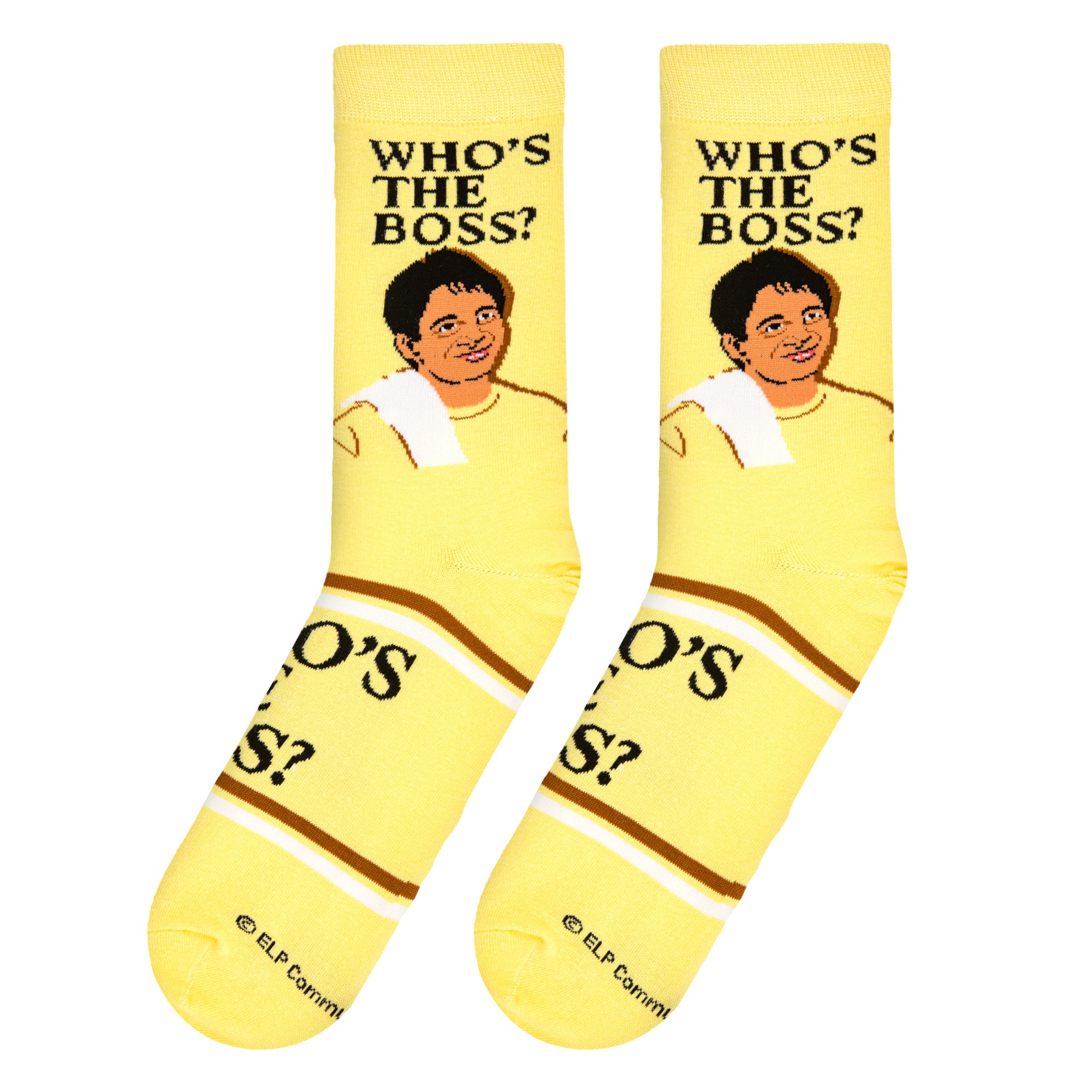 Who's The Boss Men's Crew Socks
