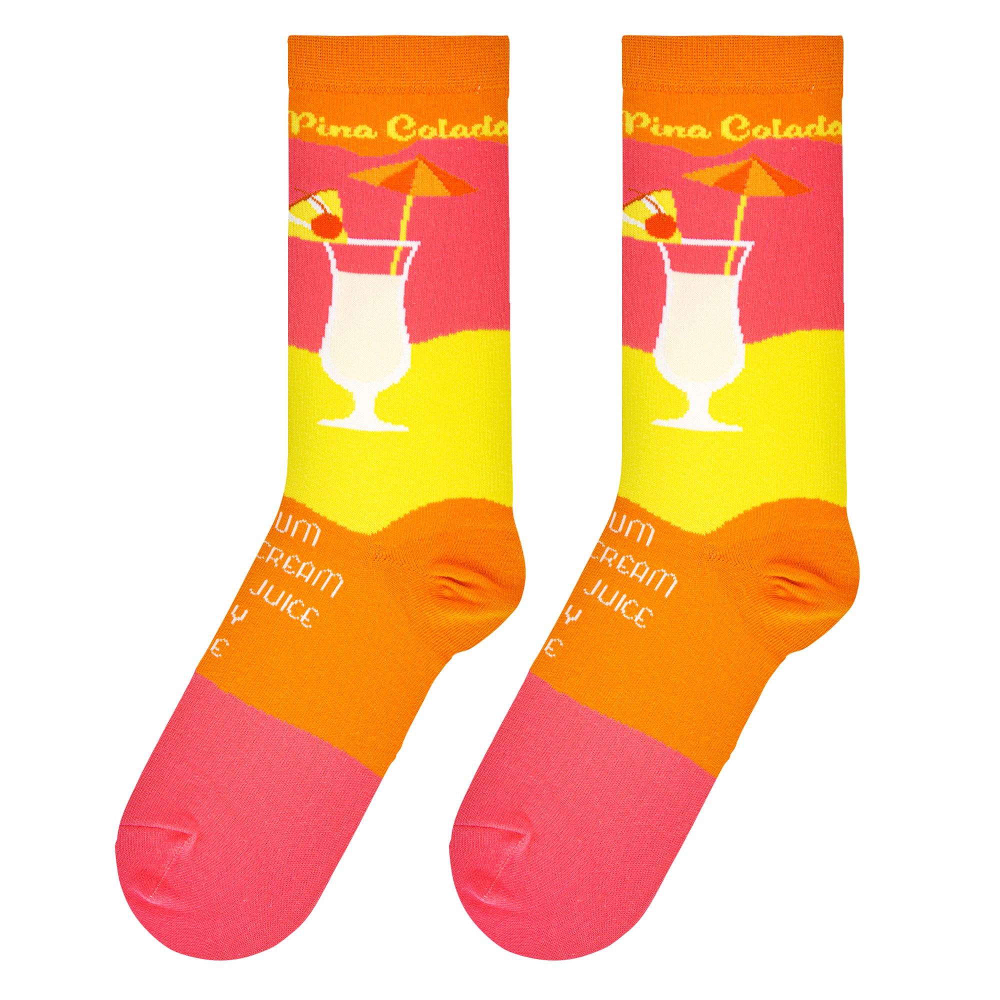 Pina Colada Recipe Women's Crew Socks