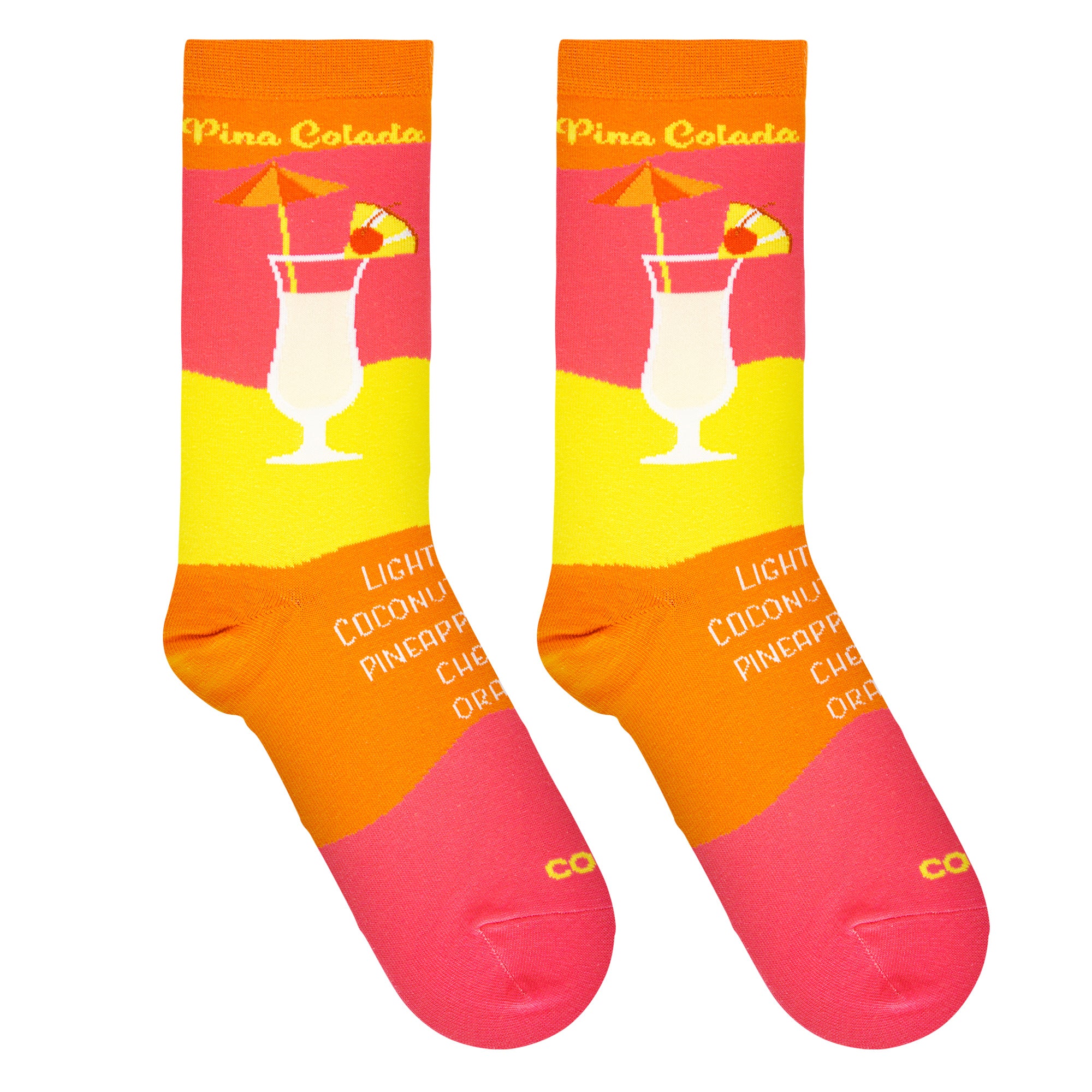 Pina Colada Recipe Women's Crew Socks
