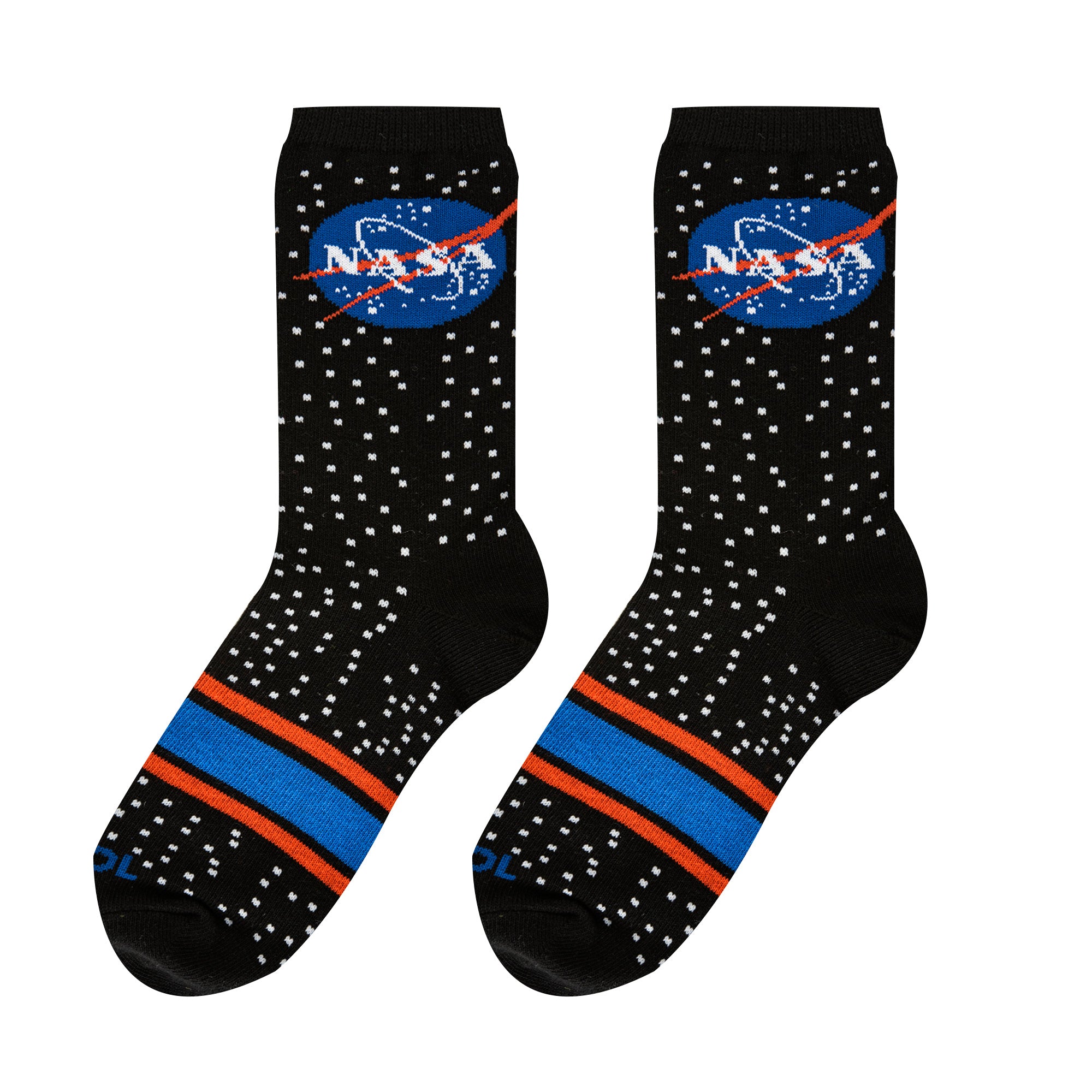 Nasa Stars Big Kids Crew Socks