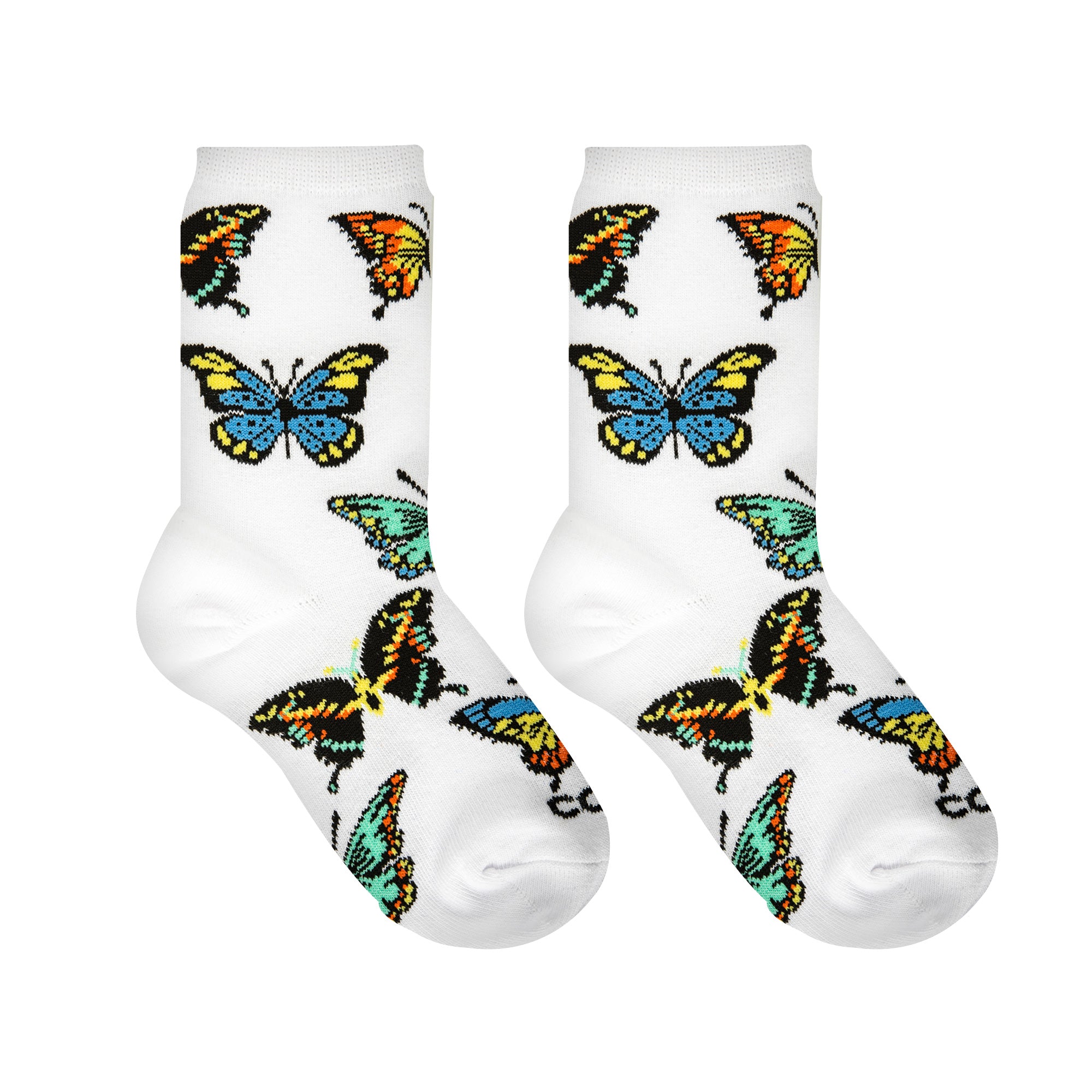 Butterflies Little Kids Crew Socks