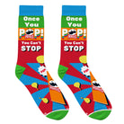 Pop! Cant Stop Men's Crew Socks