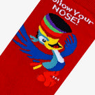 Follow Your Nose Red Women's Crew Socks