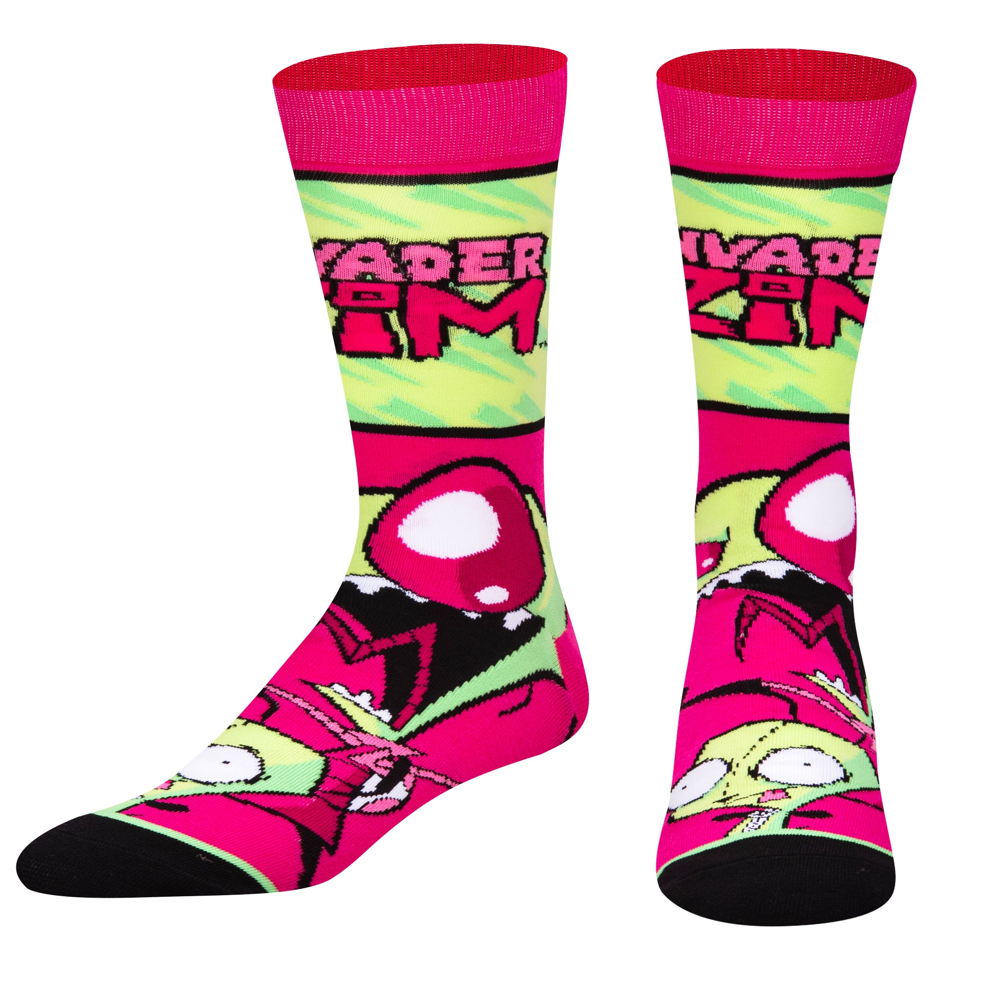 Invader Zim Big Head Men's Crew Socks | Odd Sox – ODD SOX