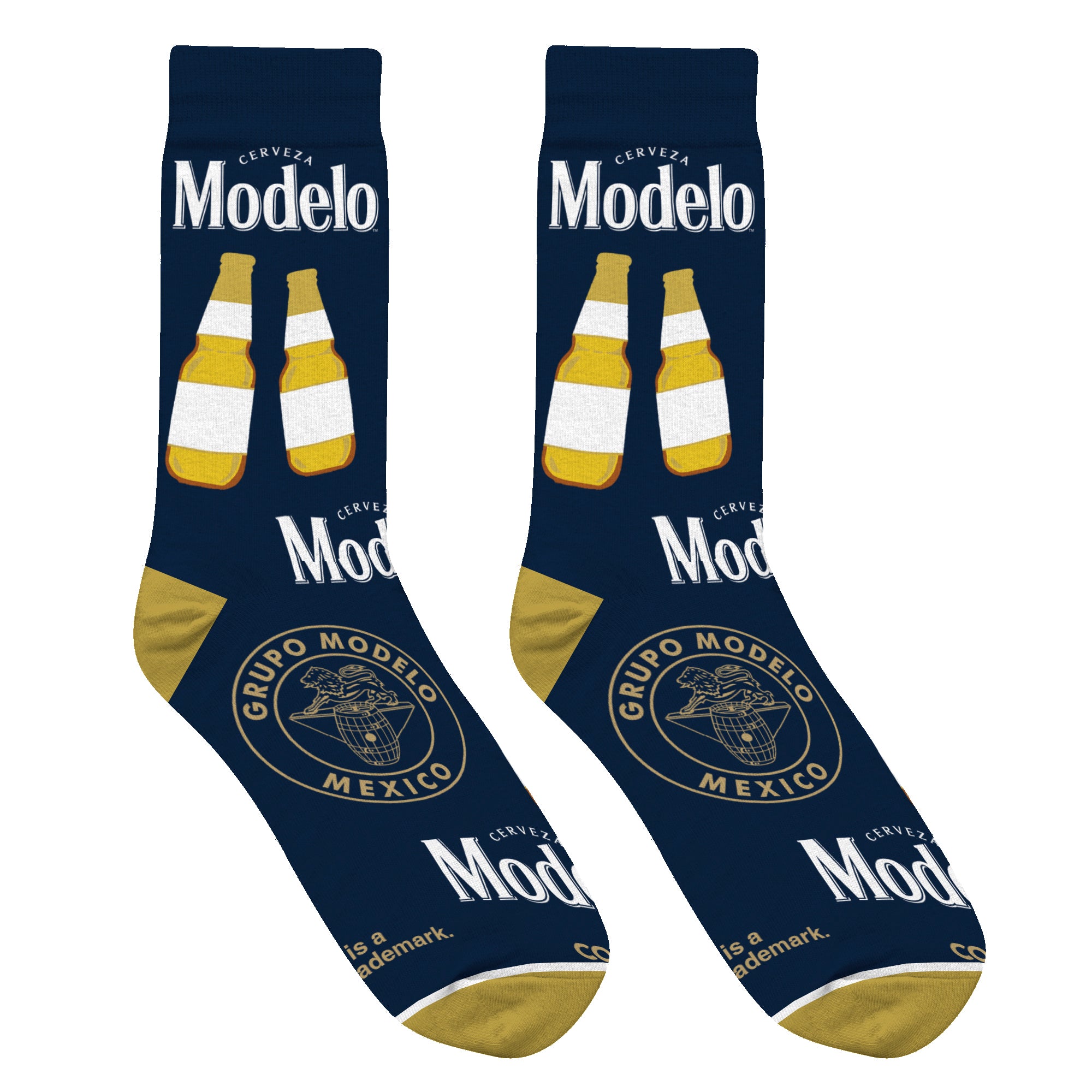 Modelo Bottles Men's Crew Socks