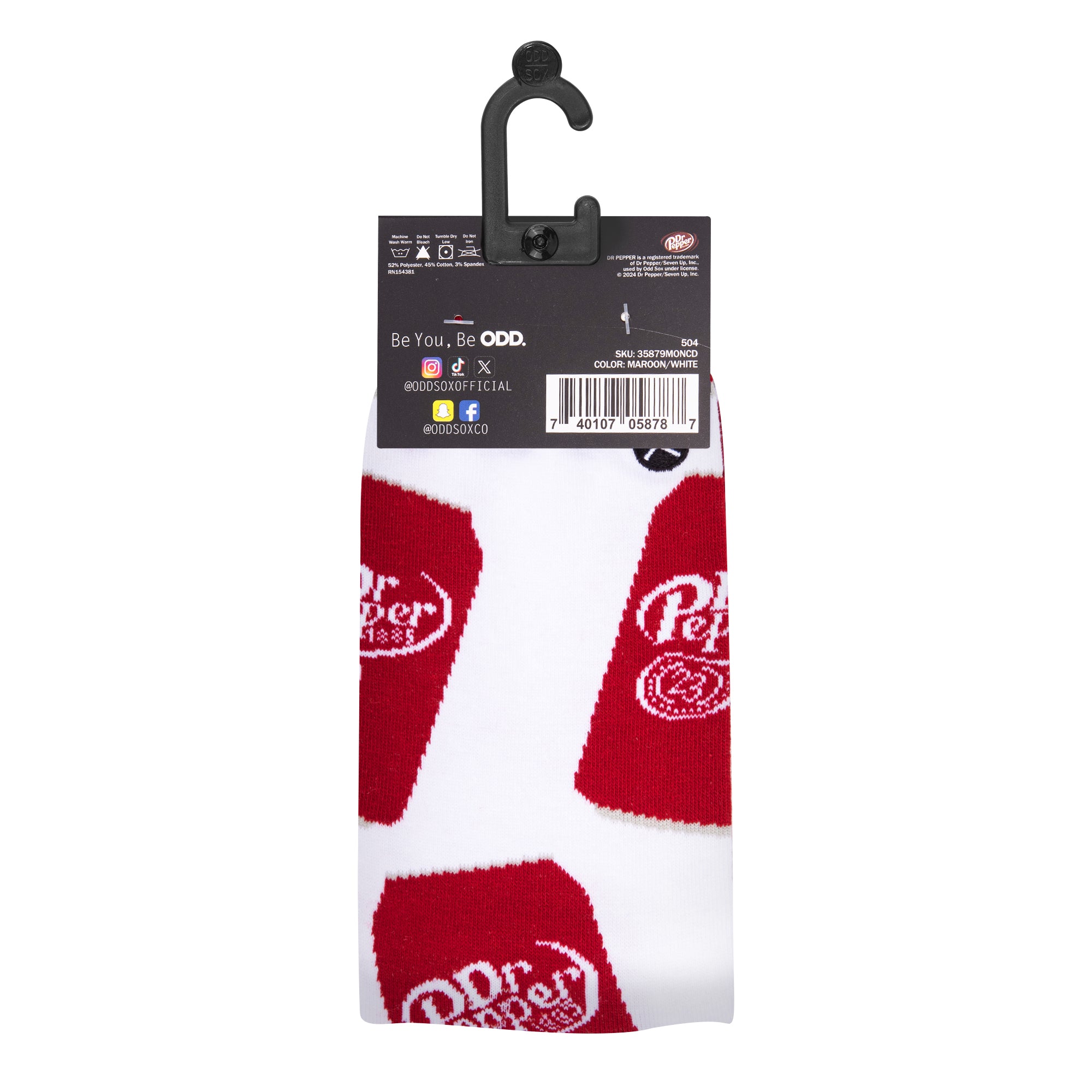 Dr Pepper Split Men's Crew Socks