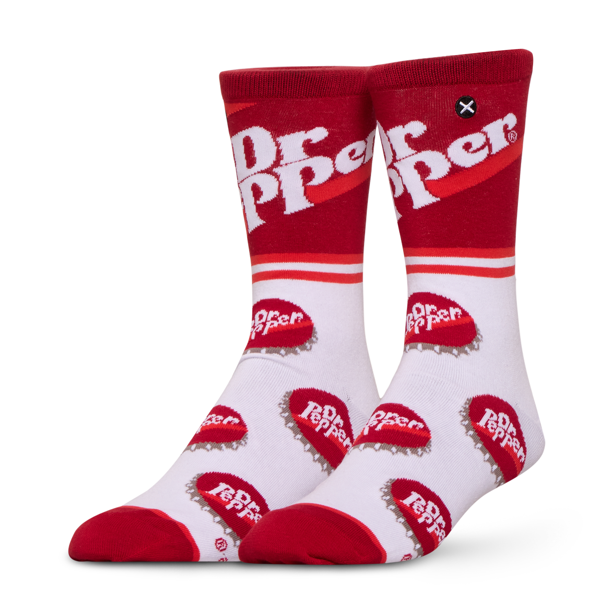 Dr Pepper Half Stripe Men's Crew Socks